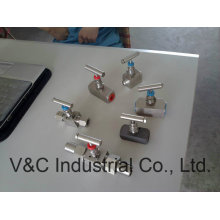 High Pressure Needle Valve with Thread End